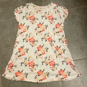 Girls floral dress-casual